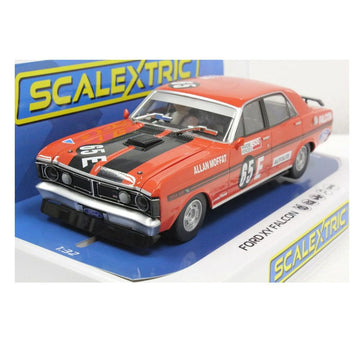 Scalextric Ford Xy Falcon Bathurst 500 1971 1:32 Slot Race Car C3928, Red & Black