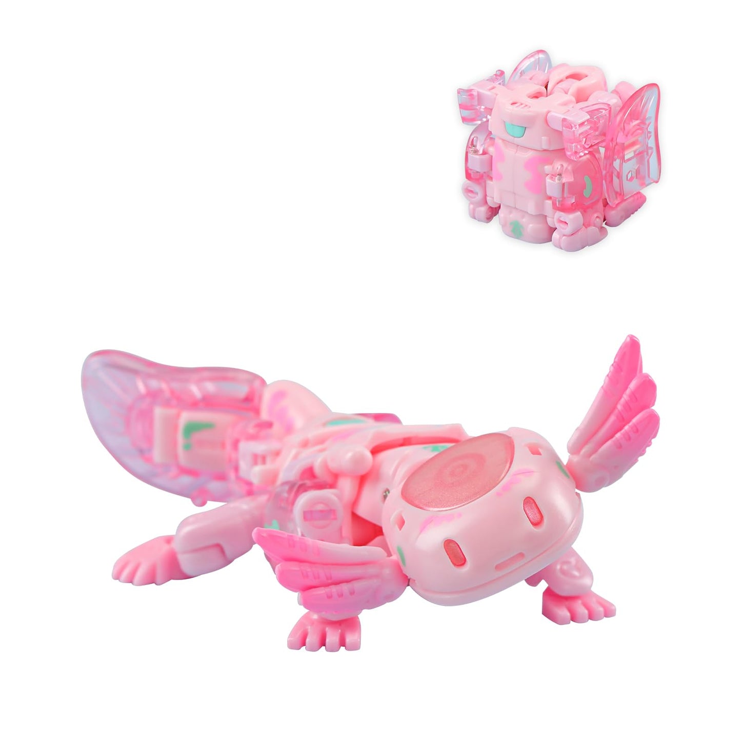 52Toys Beastbox Bb-63A Heatmiser Deformation Toys Action Figure, Converting Toys In Mecha And Cube, Perfect Birthday Party Gift For Teens And Adults, Based On Hexagonal Arowana