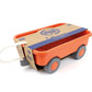 Green Toys Wagon, Orange - Pretend Play, Motor Skills, Kids Outdoor Toy Vehicle. No Bpa, Phthalates, Pvc. Dishwasher Safe, Recycled Plastic, Made In Usa.