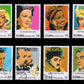 ISC~ Cuba 1995100 Years of Motion Pictures, Film Stars Greta Garbo, Marilyn Monzoe, Charlie Chaplin,etc., Set of 8 Stamps, All