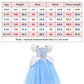Axaxa Cinderella Costume For Girls Cinderella Dress Princess Dresses For Girls Halloween Party Cosplay With Accessories