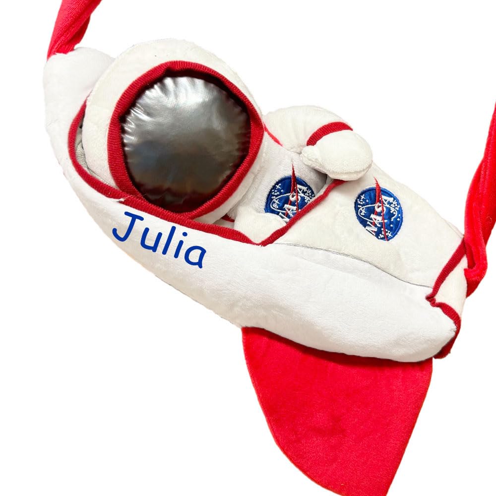 The Trendy Turtle Personalized Astronaut Swaddle Baby - Stuffed Animal Keepspirit-inspired flavor and Pouch with Custom Name - 9.5 Inch