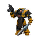 JOYTOY Warhammer 40 000 1/18 Action Figure Imperial Fists Legion Cataphractii Terminator Squad Legion Cataphractii Sergeant with Power decorative replica blade Collection Model Birthday Gifts
