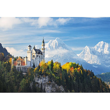TREFL 1500 Piece Jigsaw Puzzles  Bavarian Alps  Landscape Puzzle of Germany and Neuschwanstein Castle  mature-themed Puzzles  Trefl 26133