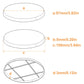 Evemodel 15Pcs 100Mm Round Bases For Wargames Table Top Military Simulation Scene Abs Plastic