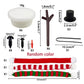QINGQIU DIY Your Own Snowman Kit Molding Clay Build a Snowman Crafts Toy for Kids Boys Girls Christmas Stocking Stuffers Gifts