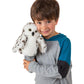 Little Snowy Owl Little Puppet, White, Gray, Black