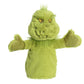 Aurora® Whimsical Dr. Seuss™ Grinch Hand Puppet Stuffed Animal - Magical Storytelling - Officially Licensed - Green 10 Inches