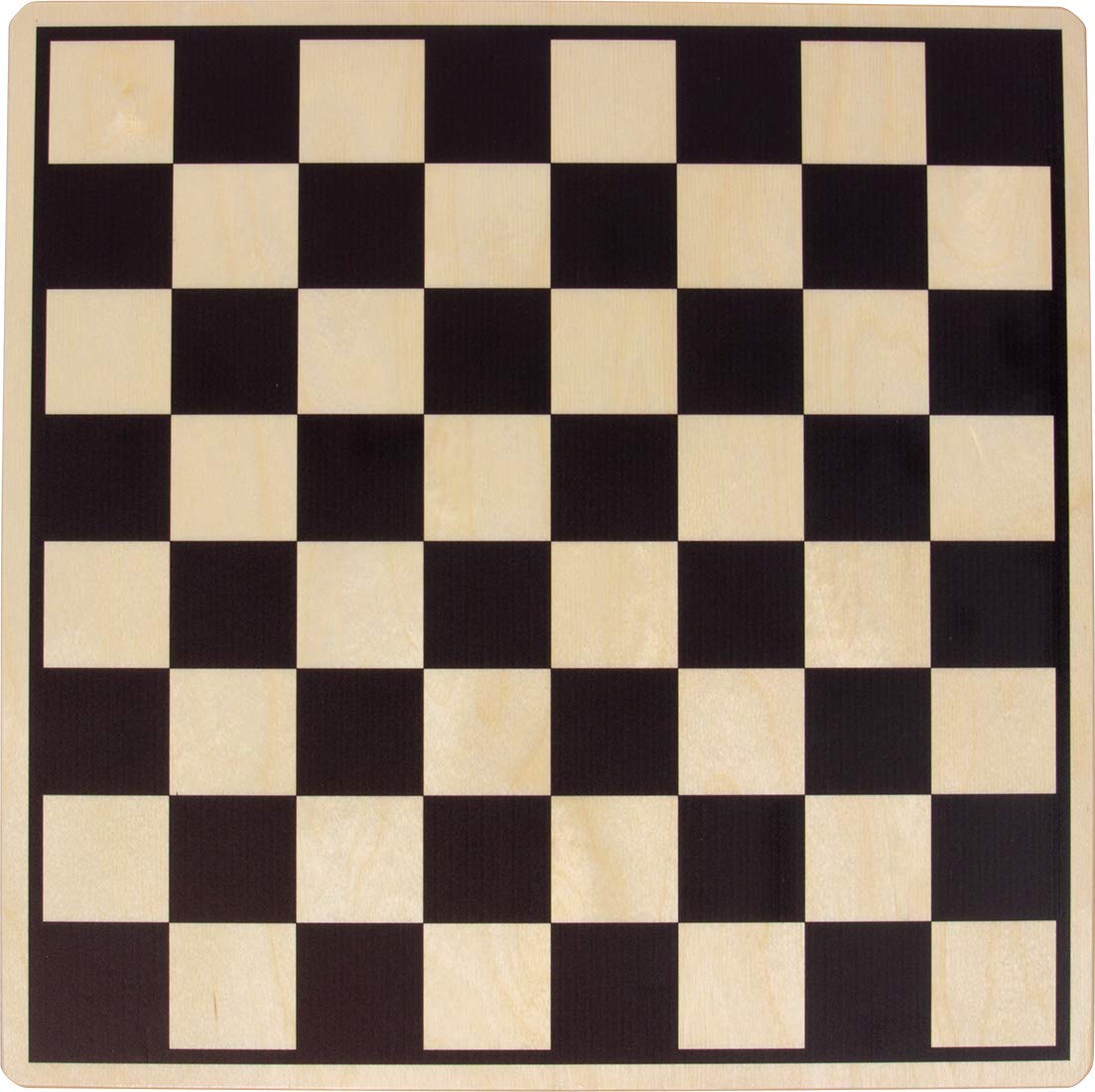 Maple Landmark Wooden Checker/Chess Board - Birch, Made in USA