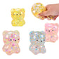Dhjrefhhd 1Pccs Squeeze Toys Letter Sequins Candy-Bear Stress Relief Toy Hand Fidget Sensory Office Desk Squishy Toy (Yellow Or