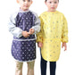 Plie Waterproof Kids Art Smocks 37 Colors (Age 1-10, S-XXL size), Yellow Bear (05-XXL)