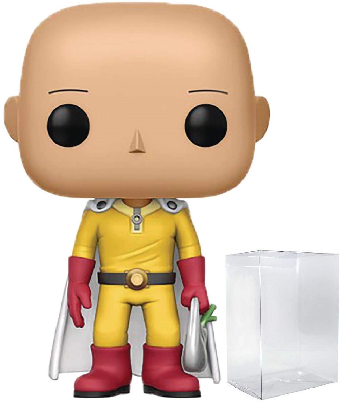 Funko Pop! Anime: One Punch Man - Saitama Vinyl Figure (Bundled With Pop Box Protector Case)