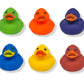 Cool Rubber Ducks (2') Standard Size. (12 Pack) Cute Duck Bath Tub Pool Toys. (Solid Color Rubber Duckies)