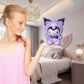 Veakeqe 9 Inch Plush Toys, Cartoon Plush Dolls Soft Stuffed Animals, Cute Anime Plush Figure Toy, Girl Christmas Birthday Gift For Kids Children Fans (Purple)