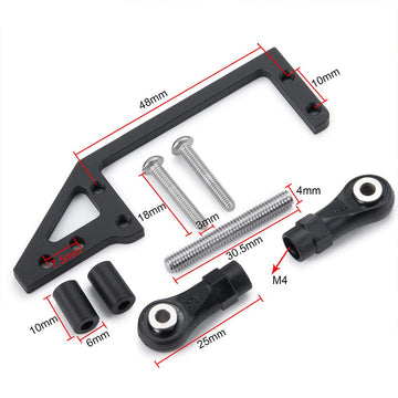 QUE-T Metal Aluminum Dig Gearbox Complete Transmission Case with Gear for 1/10 Axial SCX10 RC Car Upgrade Parts