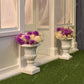 iLAND Miniature Dollhouse Accessories  2pcs Dollhouse Plants w/Dry Flowers (2pcs Mini Urn Planters w/Flowers)