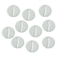 Litko Paper Miniature Bases | Round | Circle | Slotted Paper Figure Holder | Compatible With Dungeons And Dragons | Game Card Stands (3Mm Clear Acrylic, 30Mm)