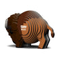 Eugy Bison 3D Puzzle, 24 Piece Eco-Friendly Educational Toy Puzzles For Boys, Girls & Kids Ages 6+