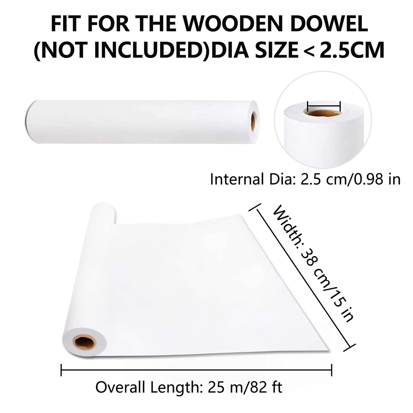 Joyooss Easel Paper Roll 18 Inches By 82 Feet, Arts And Crafts, Coloring Paper Roll For Kids Roll Of Paper For Kids Art Easel Pa