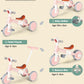 LOL-FUN Tricycle for Toddlers 1-3 Years Old Riding Toy, 5 in 1 Baby Balance Bike 2 Year Old Boys Girls with Parent Steering Push