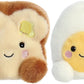 Aurora Palm Pals Set Of Two - Bobby Egg & Buttery Toast