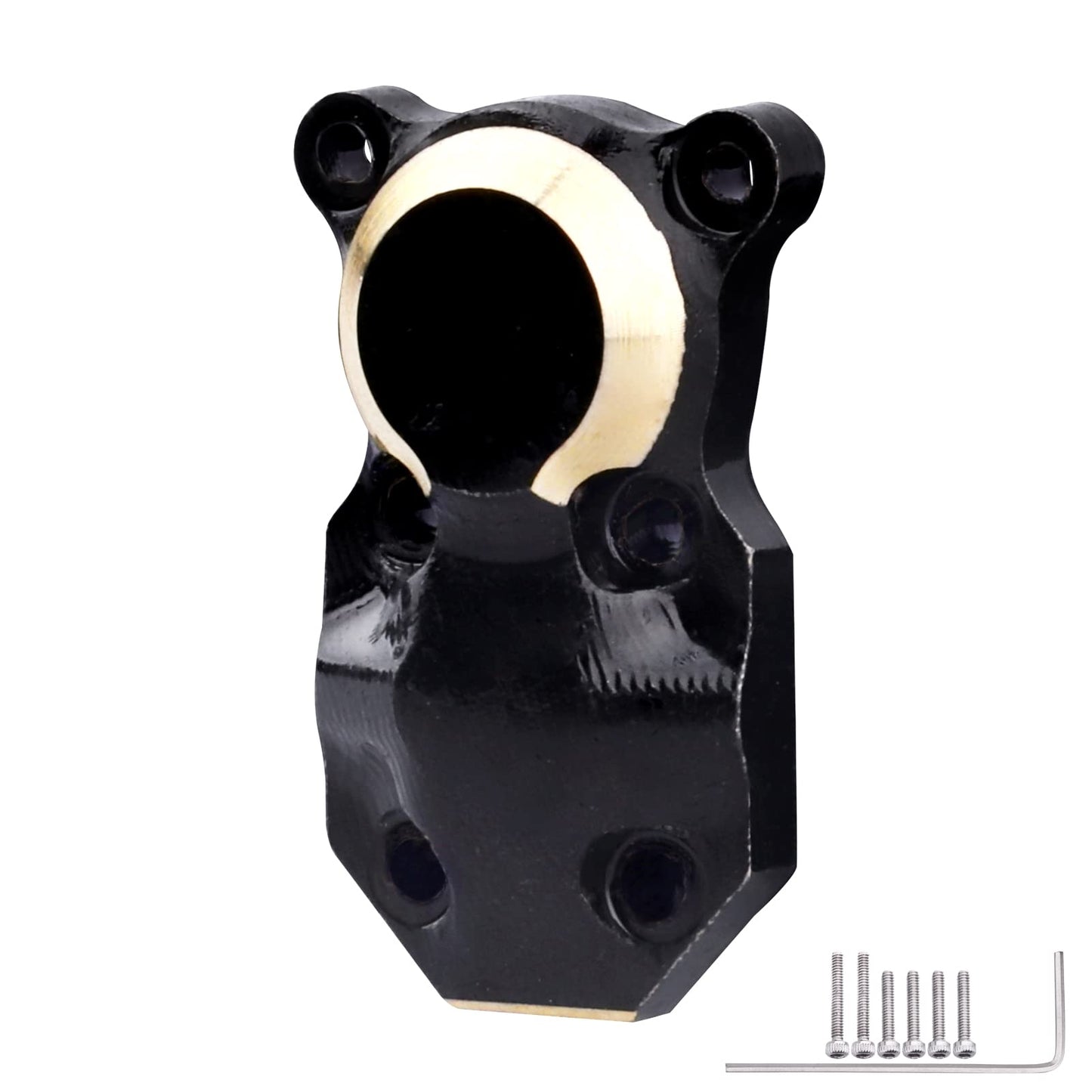Hobbypark Frame Brass Side Bars, Brass Diff Covers Weight For Axial Scx24 Upgrades 1/24 Rc Crawler Car Scx24 Deadbolt Chevrolet