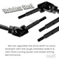 hopsupRC Stainless Steel Rear Drive Shaft CVD & Front Axles Upgrades Part for 1/10 Slash 2WD VXL/Rustler 2WD VXL/Stampede 2WD VX
