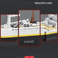 dOvOb Titanic Model Building Blocks Set - 2022 Pieces, ABS Material, Assorted Color, Model FC6005