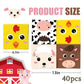 40Pcs Farm Animals Napkins-Farm Theme Party Decorations Pig Cow Horse Chick Animals Disposable Paper Napkins For Birthday,Baby S