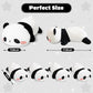 Sqeqe Panda Stuffed Animals With Babies Inside Belly - 1 Mommy Stuffed Panda With 4 Cute Babies Plushie Gifts Ideal For Kids And