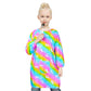 Fiodrimy Kids Art Smock, Unicorn Painting Smocks With Pocket, Waterproof Artist Long Sleeve Artist Apron For Child Girls Boys 3-7 Years, Medium