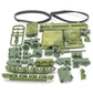 Kvvdi 4 Sets Upgrade 3D Puzzles Plastic Model Toy Tank Kit for mature-themeds  Military Tiger Tank Model  enhanced Scale Model Tanks Kits Collection