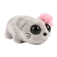 Leong Products Sad Hamster Meme Plush Toy With Pink Bow, Built-In Violin Sound For Soft Cute Sad Hamster (Sad Hamster With Music