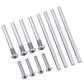 Hobbypark 4-Pack Front & Rear Aluminum Suspension Arms For Traxxas 1/10 Slash 4X4 Upgrades Compatible With Stampede 4Wd, Rustler