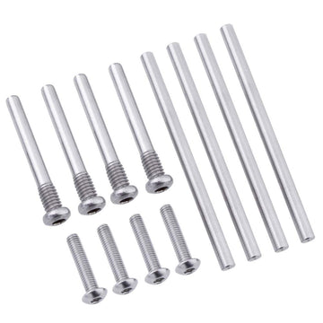 Hobbypark 4-Pack Front & Rear Aluminum Suspension Arms For Traxxas 1/10 Slash 4X4 Upgrades Compatible With Stampede 4Wd, Rustler