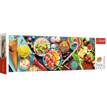 Trefl 1000 Piece Panorama Jigsaw Puzzles  Sweet Delights  Multicolor