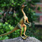 Gemini&Genius Compsognathus Dinosaur Toy, Realistic Action Figure with Moveable Jaw, Ideal for Kids, Display, or Cake Topper