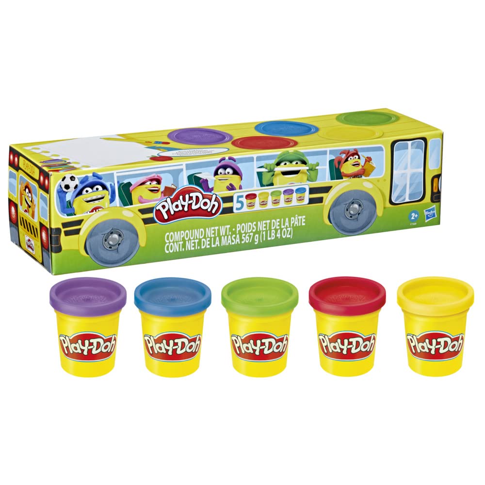 Assorted 5Pk School Bus