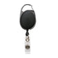 Sicurix Quick Clip Id Card Reel, Black