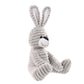 Apricot Lamb Toys Plush Corduroy Rabbit Bunny Stuffed Animal Soft Cuddly Perfect For Child （Gray Bunny,8.5 Inches