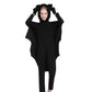 Bat Halloween Costumes For Kids, Bat Costume Kids Halloween Dress-Up Set With Flowing Black Wings, Gloves, And A Pair Of Cute Fu