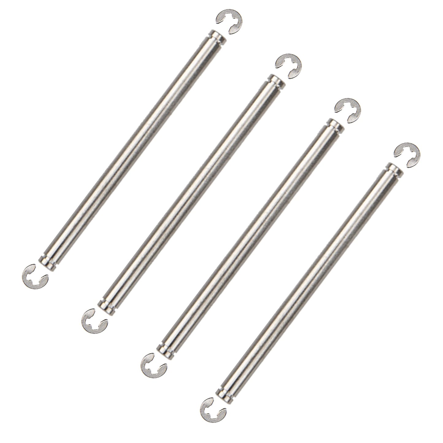 4Pcs ShareGoo Suspension Pins with E-Clips Replacement of 2640 Compatible with Traxxas 2WD Rustler Stampede Slash Nitro Slash 1/