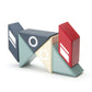 6 Piece Tegu Travel Pal Magnetic Wooden Block Set, Tugboat