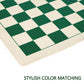 Elongdi Roll-Up Vinyl Chess Board Mat - 15.5' Chess Mat For 3-Inch King, Lightweight & Non-Slip Portable Travel Chess Board For Beginner And Kids - No Chess Pieces
