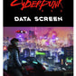 Cyberpunk RED Data Screen by R Talsorian Games - 4 Panel Cardstock DM Dungeon Master, GM Gamemaster, Player Screen - Board Game 
