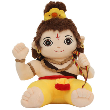 PandaS Box Mantra Chanting Baby Rama (30 Cm) | Musical Soft Plush Toy | Best Gift For Infants, Toddlers & Babies
