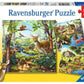 Ravensburger Animals Of The Forest, Zoo & Farm 3X49 Piece Jigsaw Puzzle Set Forkids - | Unique Piece Design | Anti-Glare Surface | Skill-Building, Fun Activity | Amazon Exclusive
