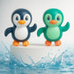 Storio Penguin Bath Toys For Kids | Floating Penguin Set Of 2 | Squeeze Water Toys For Toddlers | Baby Bath Time Fun Toy | Bpa-F