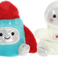 Aurora Adorable Palm Pals Set Of Two - Cosmo Astronaut And Mars Rocket Ship - Pocket Sized Fun!
