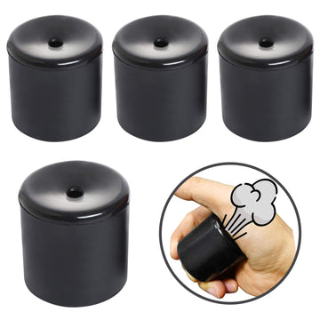 LE TOOTER 4 PCS Novelty Squeeze Pooter Break Machine Funny Prank Breaking Noise Maker Handle Kids mature-themed Gags Practical Joke Party Gift Breaking Toy (4 Black)